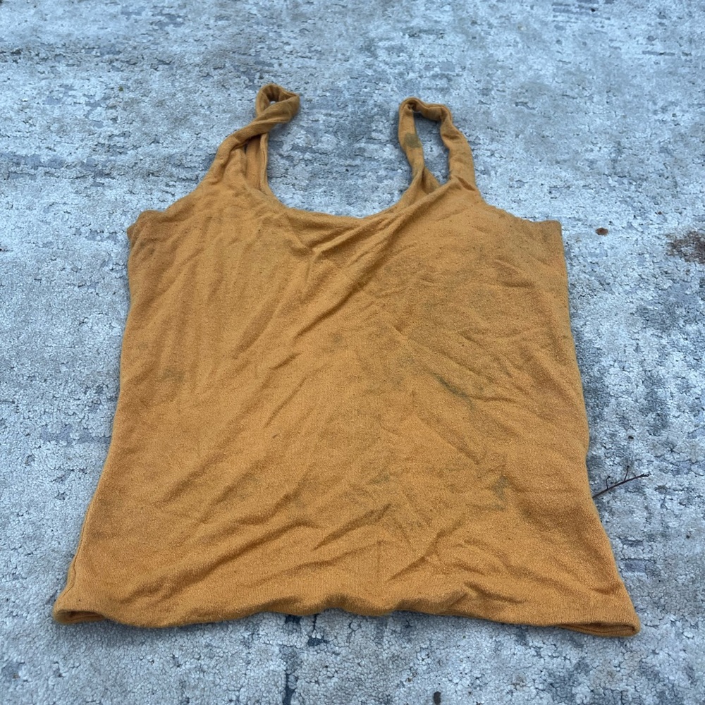 Chic Mustard Crop Top